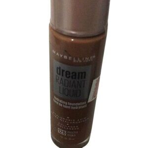 Maybelline Foundation Dream Radiant Liquid Hydrating 1oz Mocha 128 New